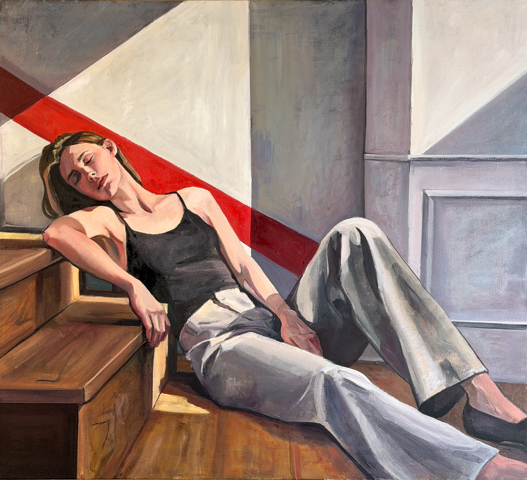 After Surrender, Oil on Canvas, 38" x 42"